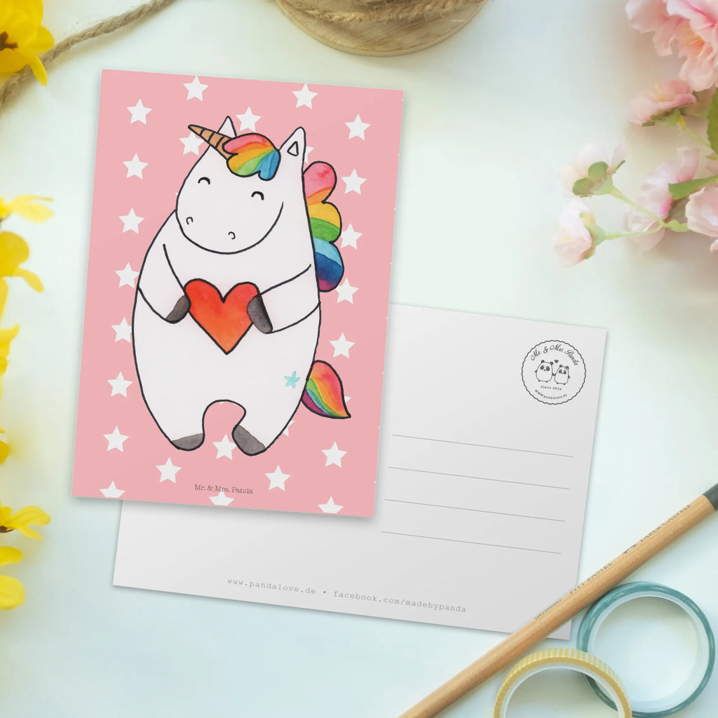 Postcard unicorn Heart Dankeskarte, Geschenkkarte, Einladung, Karte, Ansichtskarten, Einladungskarte, Einladungskarten Geburtstag, Einladung Geburtstag, Ansichtskarte, Grußkarte, Postkarte, Geburtstagskarte, Einhorn, Einhörner, Einhorn Deko, Unicorn, lustig, Herz, anders, witzig, Freundin, schlimm, bunt, böse