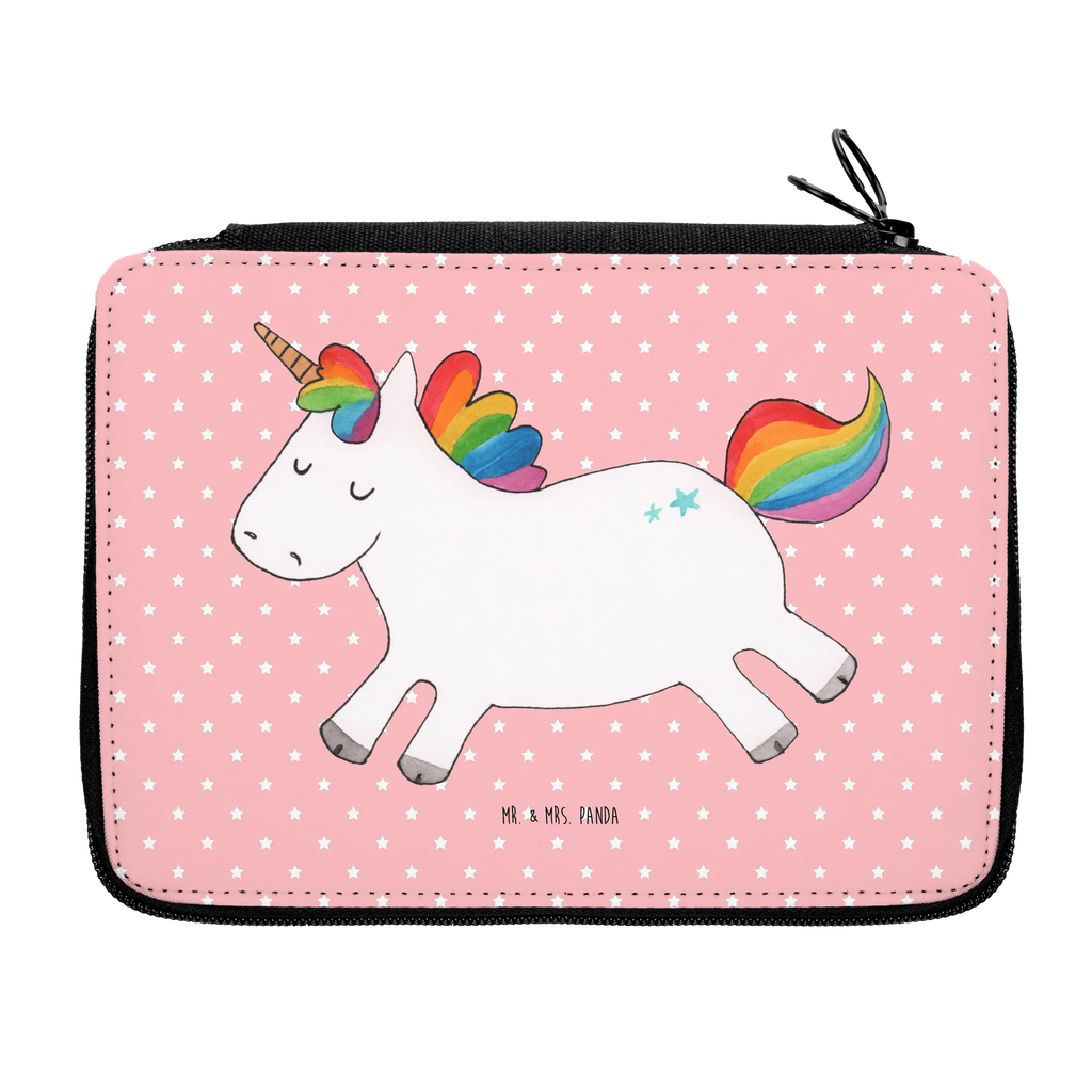 Leather folder unicorn happy Schüler, Büro Stifte Etui, Einschulung, Stifte Etui, Schülerin, Kind, Kinder Federmappe, Schule, Federmappe Einschulung, Federmappe, Grundschule, Stiftetasche, Federmäppchen, Geschenk, Bestückte Federmappe, Stifterolle, Federmäppchen bedruckt, Motiv, Einhorn, Einhörner, Einhorn Deko, Unicorn, Lachen, glücklich, Freude, fröhlich, Lächeln, spannend, Spaß, witzig, Lebensfreude