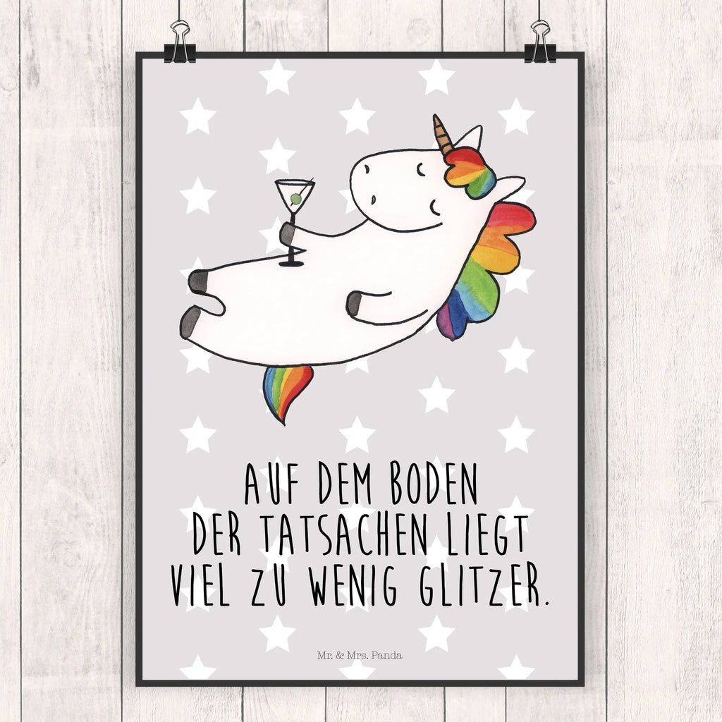 Plakat jednorożec koktajl Mr. & Mrs. Panda Poster, wandkunst, Deko Bild, Wanddekoration, wanddruck, Bild, Posterdruck, Wandbild, Plakat, drucke, Bild für Wand, Designposter, Wandposter, kunstposter, grafikposter, kunstdruck poster, Wandschmuck, Kunstdruck, wanddeko, kunst für die wand, Poster, Wanddeko Bild, Einhorn Deko, Einhörner, Einhorn, Unicorn, Rum, Witzig, Geburtstag, Party, Spaß, Spruch, Glitzer, Sekt, Caipirinha, Cuba Libre, Freundin, Feiern, Lustig