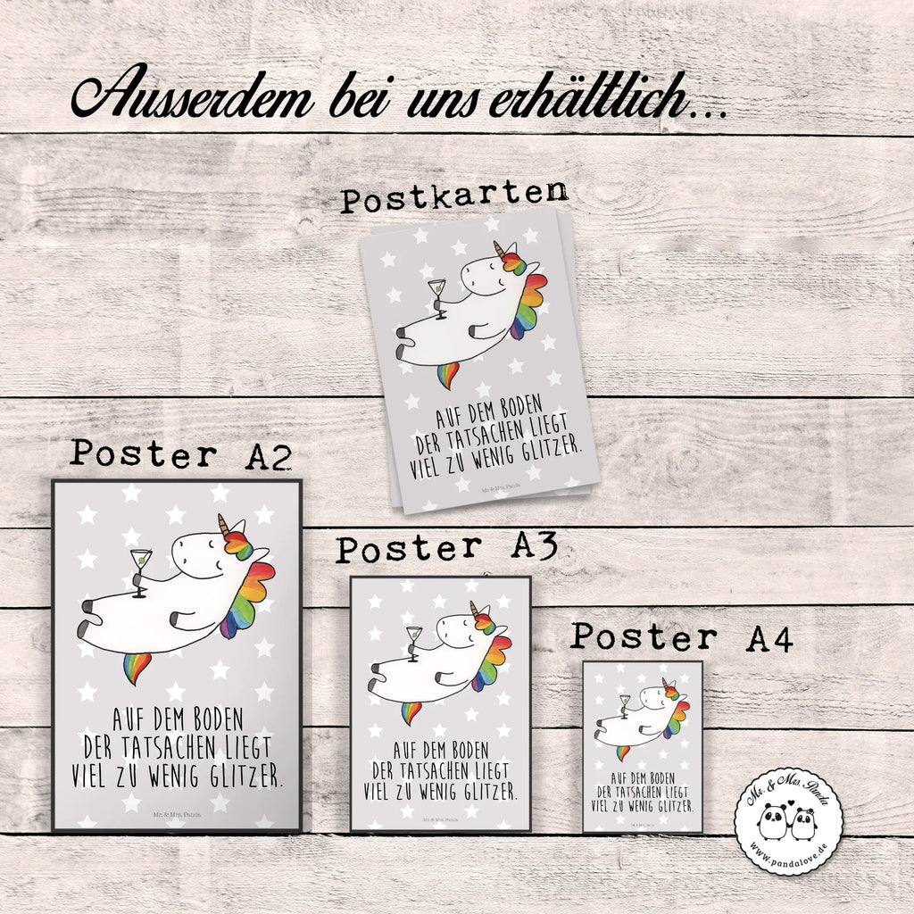 Plakat jednorożec koktajl Mr. & Mrs. Panda Poster, wandkunst, Deko Bild, Wanddekoration, wanddruck, Bild, Posterdruck, Wandbild, Plakat, drucke, Bild für Wand, Designposter, Wandposter, kunstposter, grafikposter, kunstdruck poster, Wandschmuck, Kunstdruck, wanddeko, kunst für die wand, Poster, Wanddeko Bild, Einhorn Deko, Einhörner, Einhorn, Unicorn, Rum, Witzig, Geburtstag, Party, Spaß, Spruch, Glitzer, Sekt, Caipirinha, Cuba Libre, Freundin, Feiern, Lustig