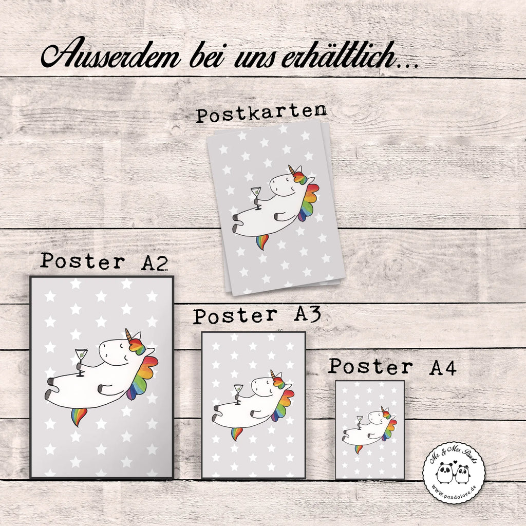 Plakat jednorożec koktajl Mr. & Mrs. Panda Poster, wandkunst, Deko Bild, Wanddekoration, wanddruck, Bild, Posterdruck, Wandbild, Plakat, drucke, Bild für Wand, Designposter, Wandposter, kunstposter, grafikposter, kunstdruck poster, Wandschmuck, Kunstdruck, wanddeko, kunst für die wand, Poster, Wanddeko Bild, Einhorn Deko, Einhörner, Einhorn, Unicorn, Rum, Witzig, Geburtstag, Party, Spaß, Spruch, Glitzer, Sekt, Caipirinha, Cuba Libre, Freundin, Feiern, Lustig