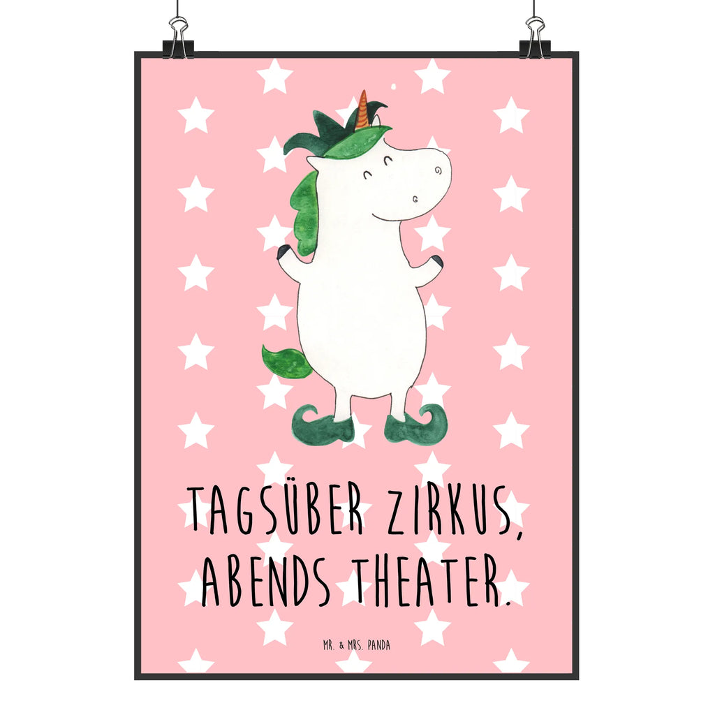 Poster unicorn joker Mr. & Mrs. Panda Poster, Wandschmuck, wandkunst, grafikposter, kunstdruck poster, Bild, Poster, Designposter, Deko Bild, Wanddeko Bild, Kunstdruck, wanddruck, drucke, Wandposter, Wanddekoration, kunst für die wand, Plakat, Posterdruck, Bild für Wand, kunstposter, wanddeko, Wandbild, Einhorn Deko, Einhörner, Einhorn, Unicorn, Mittelalter, Kasper, Gaukler, Hofnarr