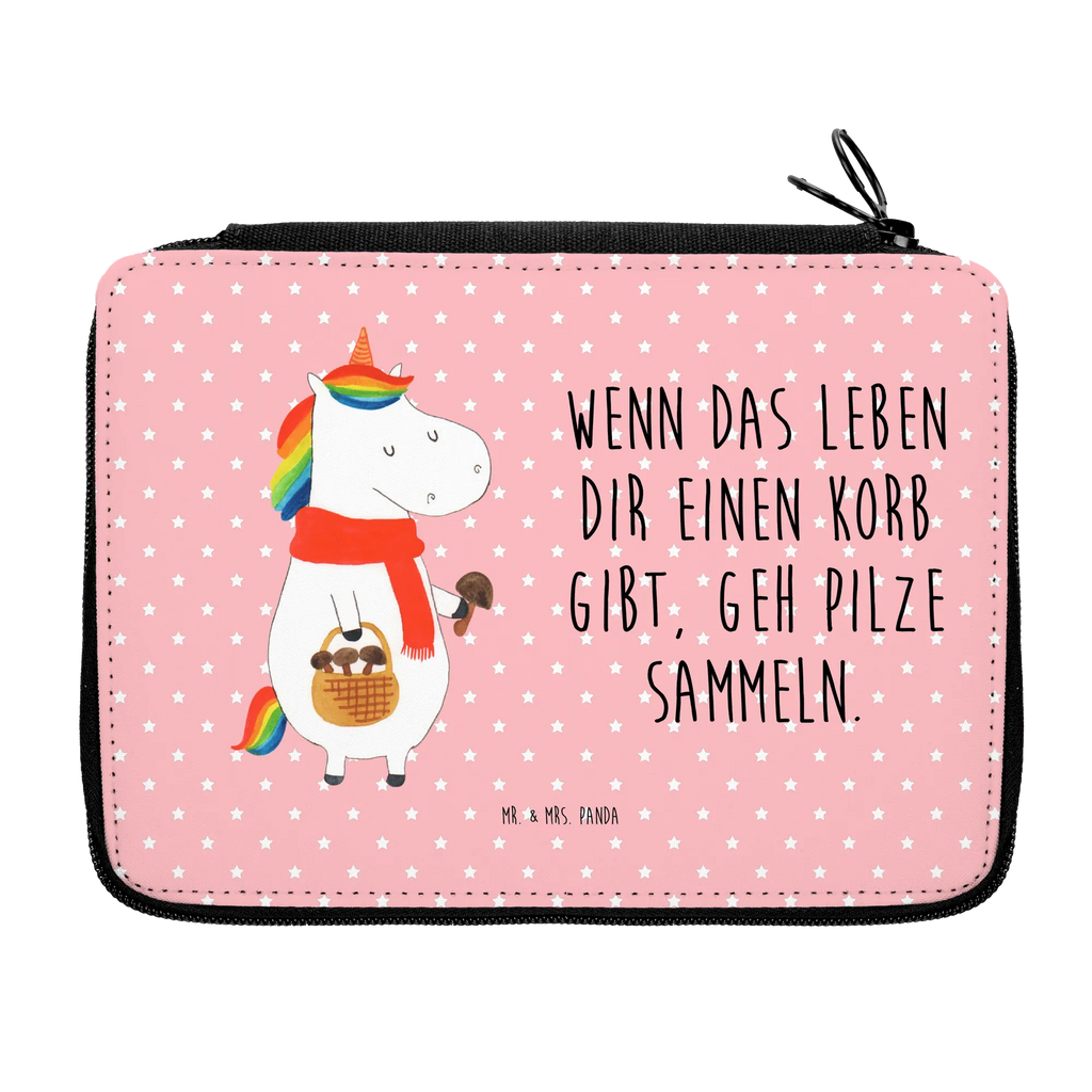 Leather folder unicorn Mushroom pen roll, motif, pencil case, enrolment, school, child, pupil, pencil bag, gift, primary school, unicorn, unicorns, Sayings, Unicorn, Love Causes, Unicorns, Mushrooms, Mushroom Collectors, Motivation