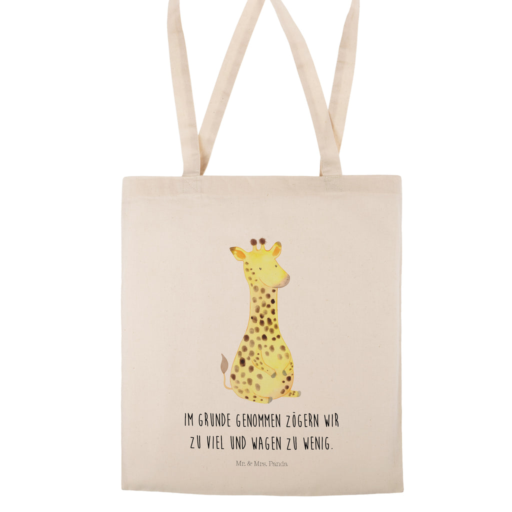 Tragetasche Giraffe Zufrieden Beuteltasche, Beutel, Einkaufstasche, Jutebeutel, Stoffbeutel, Afrika, Wildtiere, Giraffe, Zufrieden, Glück, Abenteuer
