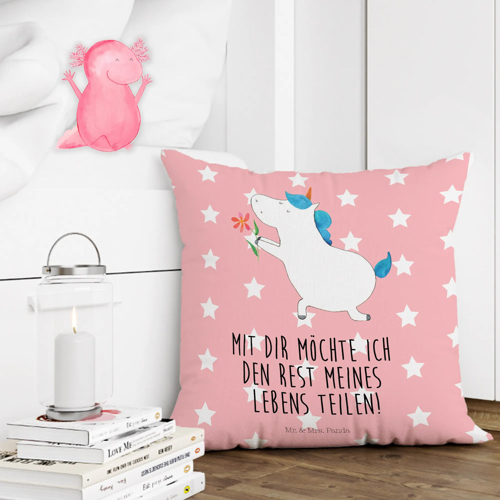 Cushion unicorn flower pad, fluffy, couch, cushion, 40 x 40, 40x40, bed, soft, pillows, bedroom, settee, sofa, pillow case, Pillow, unicorn, unicorns, love, proof of love, marriage application, request, flower, engagement, couple, partner