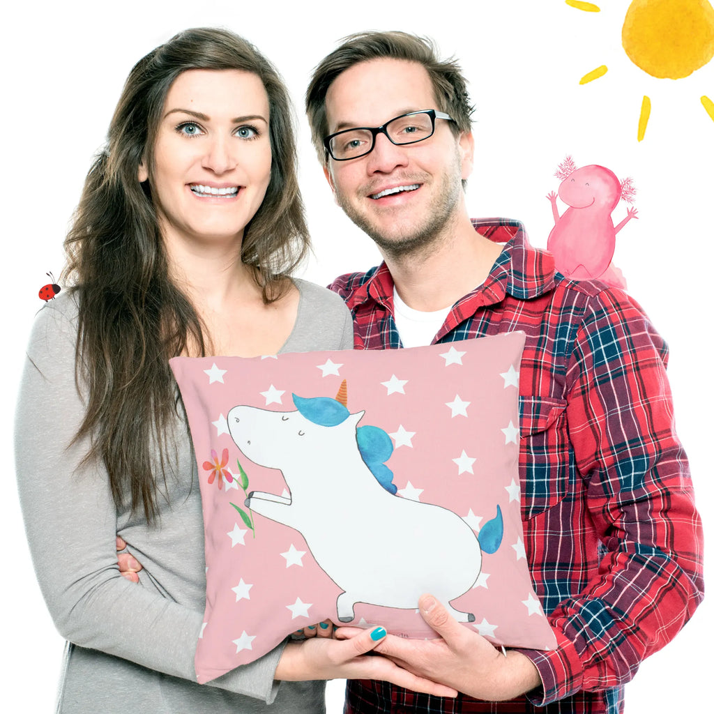 Cushion unicorn flower pad, fluffy, couch, cushion, 40 x 40, 40x40, bed, soft, pillows, bedroom, settee, sofa, pillow case, Pillow, unicorn, unicorns, love, proof of love, marriage application, request, flower, engagement, couple, partner