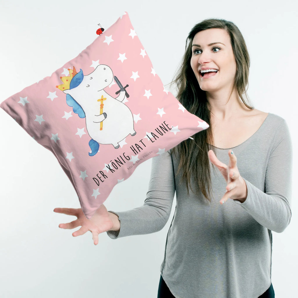 Cushion unicorn king with sword bedroom, 40 x 40, Pillow, cushion, pillow case, pillows, sofa, soft, settee, couch, pad, 40x40, bed, fluffy, unicorn, unicorns, Chancellor, present boy, Unicorn, King, Emperor, sword, gift boyfriend, Crown, Ruler, President, Princess, Prosecco