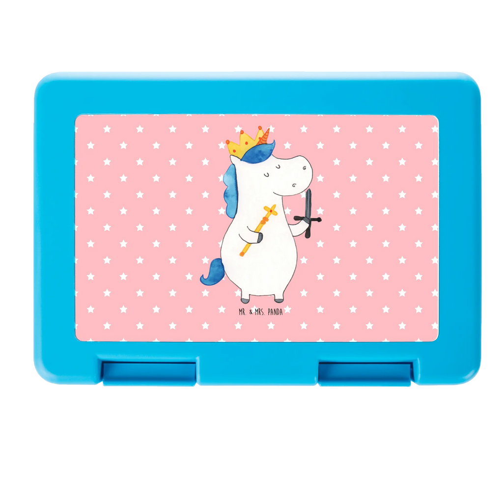 Pudełko na kanapki jednorożec Król z mieczem Brotbox, Snackbox, Lunch box, Butterbrotdose, Brotzeitbox, Einhorn, Einhörner, Einhorn Deko, Unicorn, König, Ritter, Mittelalter