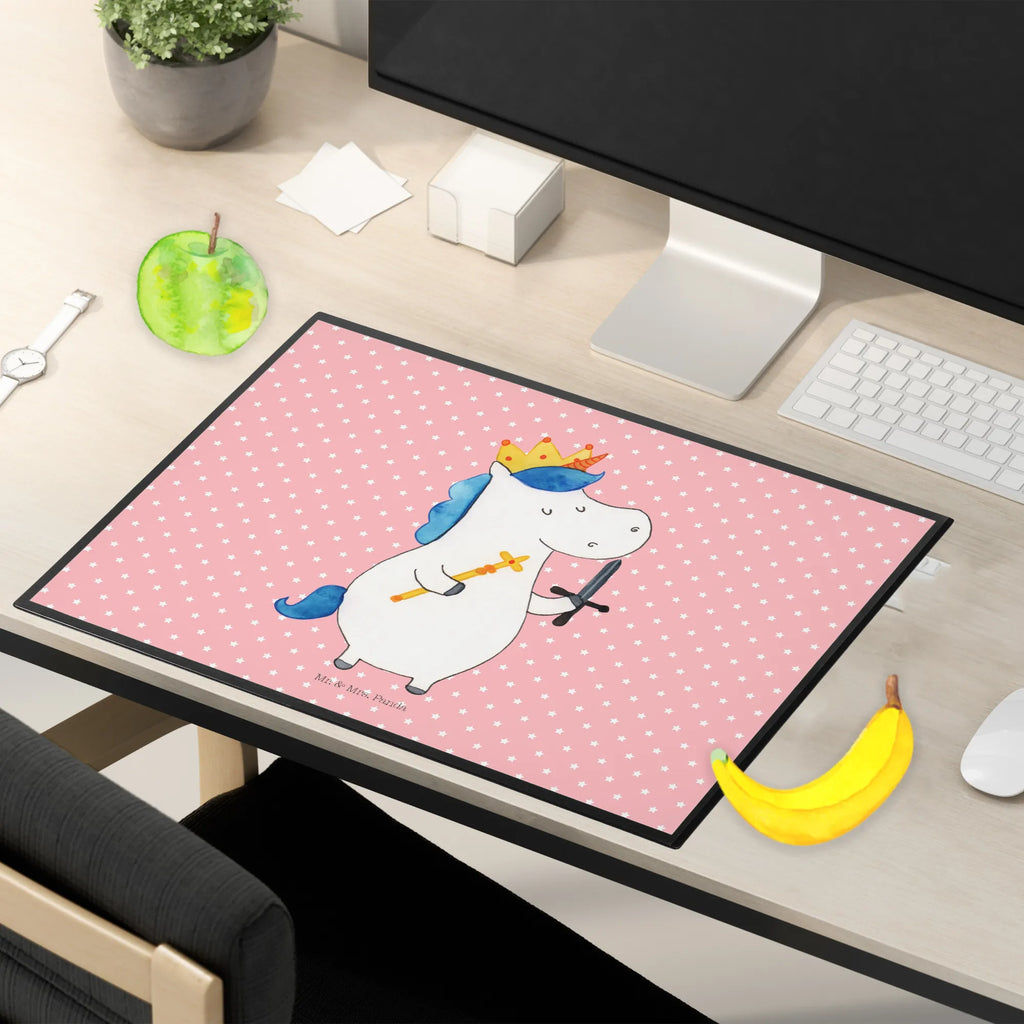 Desk pad unicorn king with sword Desk pad, desk, children, underlay, office, girl, unicorn, unicorns, President, Prosecco, Unicorn, King, Emperor, Princess, sword, Chancellor, present boy, Ruler, gift boyfriend, Crown