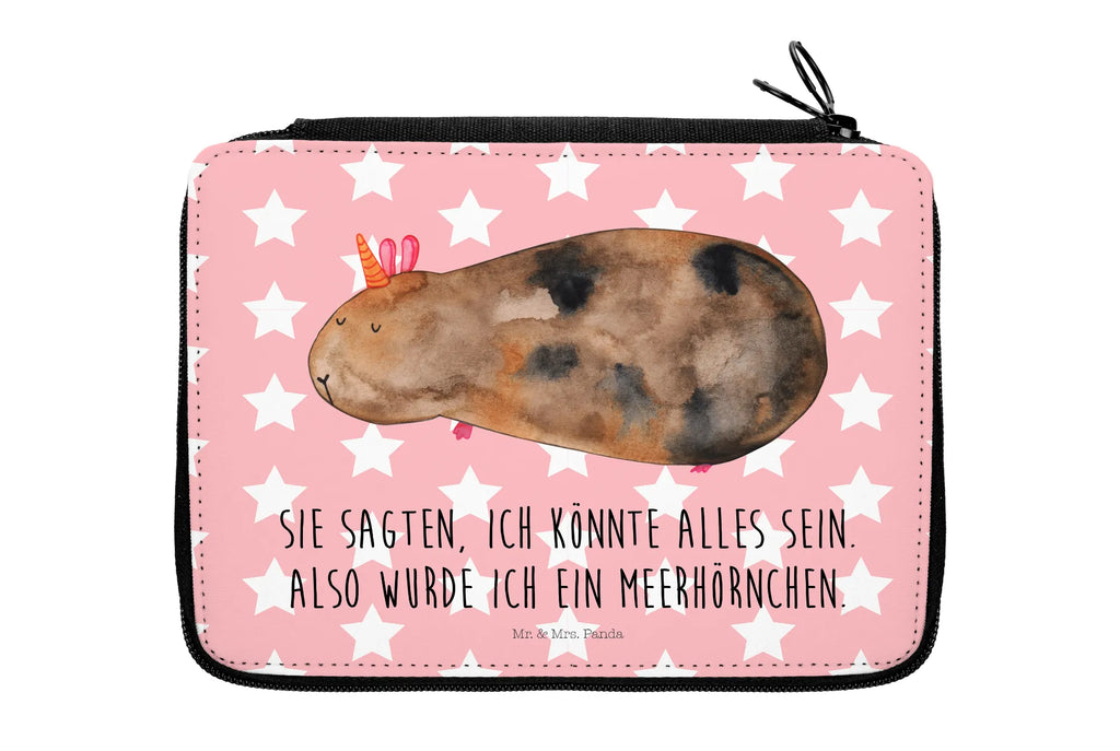Leather folder unicorn Guinea pig pupil, school, motif, primary school, pencil case, pencil bag, gift, pen roll, child, enrolment, unicorn, unicorns, Meericorn, guinea pig, squirrels
