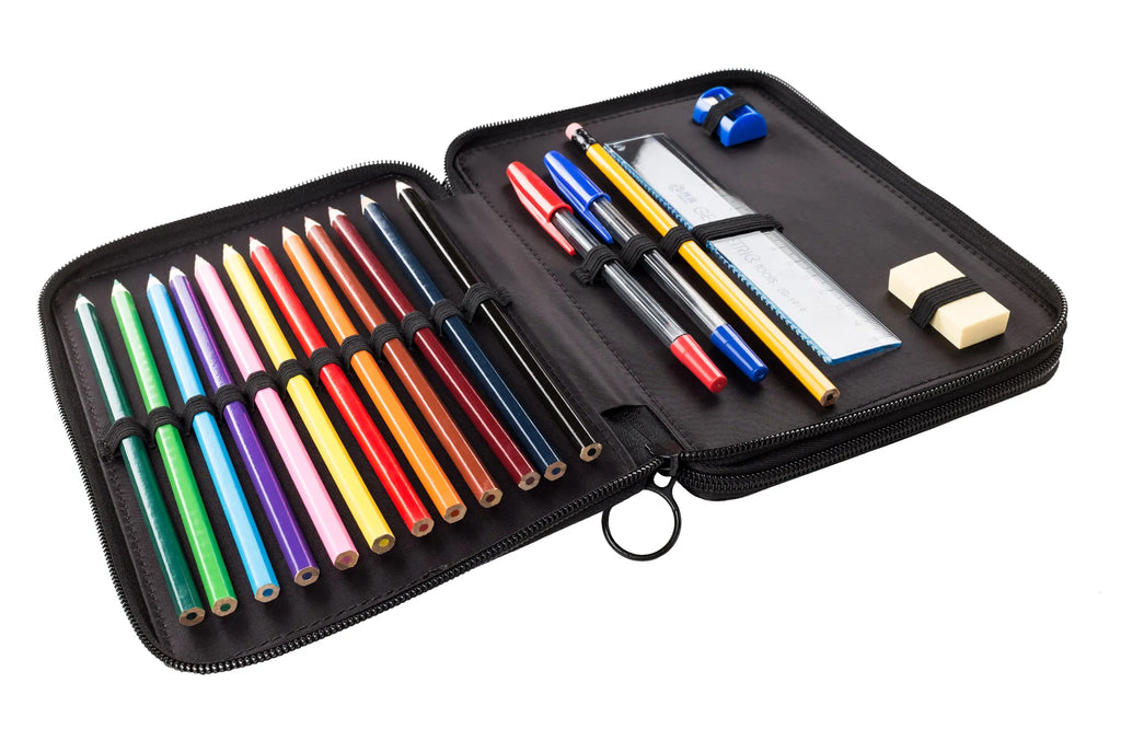 Leather folder unicorn Guinea pig pupil, school, motif, primary school, pencil case, pencil bag, gift, pen roll, child, enrolment, unicorn, unicorns, Meericorn, guinea pig, squirrels