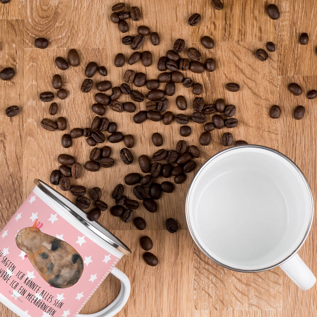 Kempingowy kubek emaliowany Jednorożec świnka morska Teebecher, Campingtasse, Kaffeebecher, becher emaille, Blechtasse, wandertasse, Emaille Tasse, Tasse, Becher, Emaille Becher, reisetasse, metallbecher, Teetasse, Tasse Emaille, emaillebecher, Reisebecher, Metalltasse, Trinkbecher, Campingbecher, wanderbecher, Emailletasse, Pott, blechbecher, Kaffeetasse, Unicorn, Einhorn, Einhörner, Einhorn Deko, Meerhörnchen, Meerschwein, Meericorn, Meerschweinchen