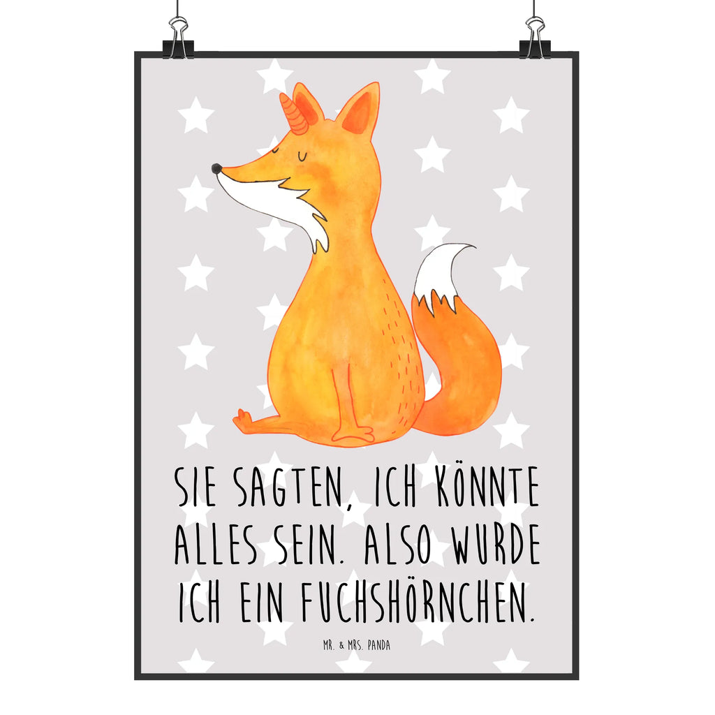 Poster unicorn Wish Kunstdruck, Bild, Raumdekoration, Mr. & Mrs. Panda Poster, Wanddekoration, Poster, Handgemaltes Poster, Küchenposter, Designposter, Wanddeko, Posterdruck, Wandposter, Kinderposter, Wanddeko Bild, Einhorn, Einhörner, Einhorn Deko, Unicorn, Fuchshörnchen, Foxycorn, Fuchshorn, Fuchs, Füchse, Unicorns