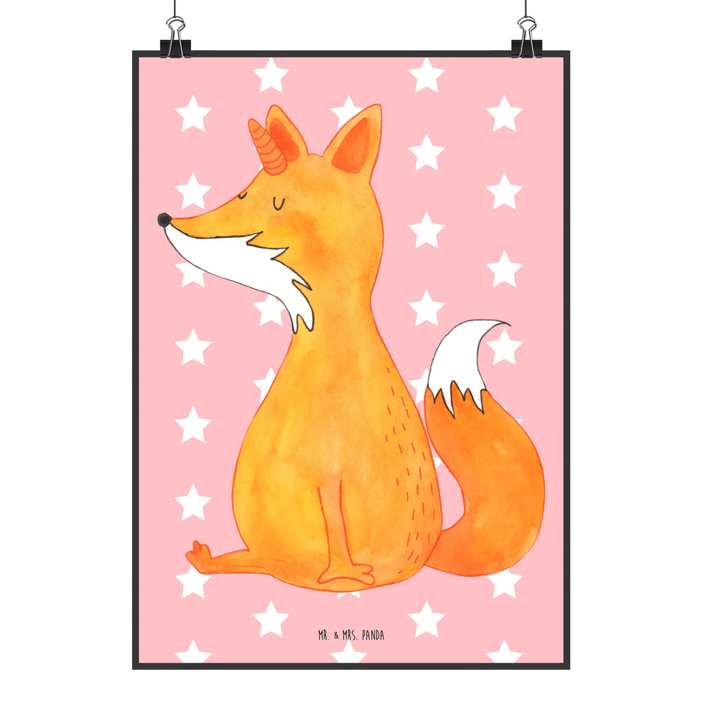 Poster unicorn Wish Kunstdruck, Bild, Raumdekoration, Mr. & Mrs. Panda Poster, Wanddekoration, Poster, Handgemaltes Poster, Küchenposter, Designposter, Wanddeko, Posterdruck, Wandposter, Kinderposter, Wanddeko Bild, Einhorn, Einhörner, Einhorn Deko, Unicorn, Fuchshörnchen, Foxycorn, Fuchshorn, Fuchs, Füchse, Unicorns