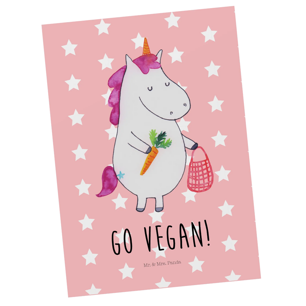 Postcard unicorn Vegan card, letter, gift, invitation card, gift card, invitation, postcards, Postcard, paper, unicorn, unicorns, Raw Food, Vegetarian Food, Healthy Eating, girlfriend present, girlfriend gift, Organic, Vegan, Veganism