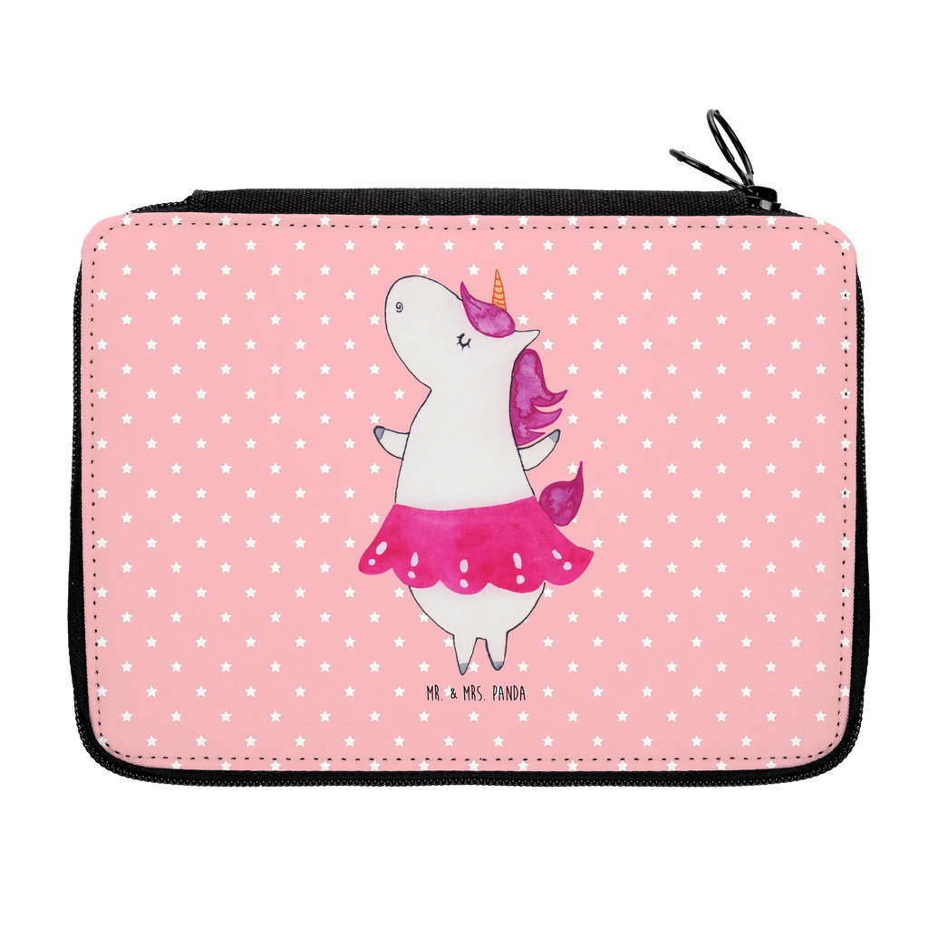Leather folder unicorn ballerina enrolment, pupil, pencil case, motif, primary school, school, child, pencil bag, pen roll, gift, unicorn, unicorns, Dancing, Party, Unicorn, Celebration, dancer present, Einhorn, Fun, Flat, English, Dancer gift, Ballerina