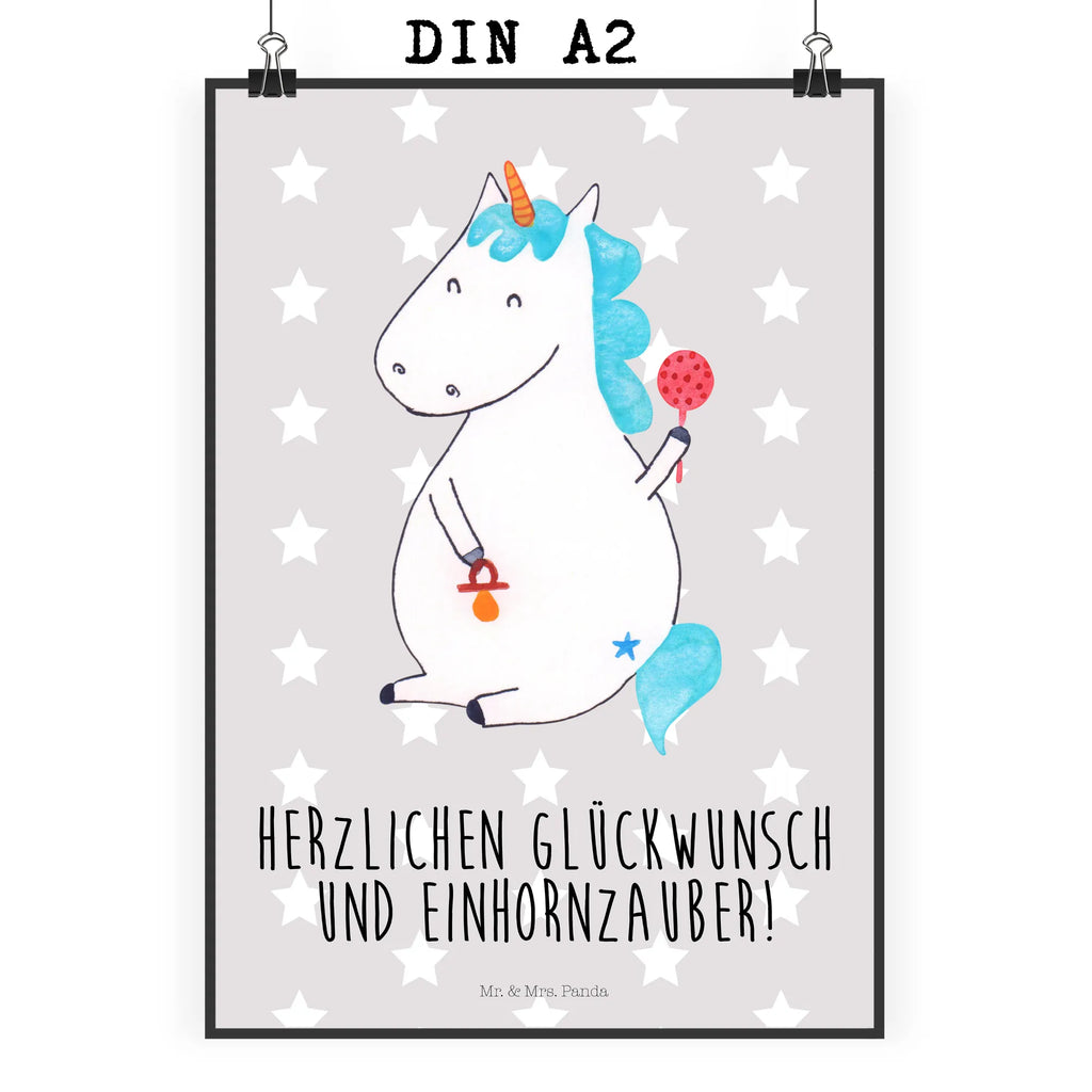 Poster unicorn infant Posterdruck, Wanddekoration, Bild, Wandbild, wanddruck, Mr. & Mrs. Panda Poster, Wanddeko Bild, kunstdruck poster, wandkunst, drucke, wanddeko, Deko Bild, kunst für die wand, kunstposter, grafikposter, Poster, Wandschmuck, Plakat, Kunstdruck, Wandposter, Bild für Wand, Designposter, Einhorn Deko, Einhörner, Einhorn, Unicorn, Nachwuchs, Babyglück, Geburt, Baby, Party, Schnuller, Kind, Mutter, Eltern, Geburtstag, Erstes Kind