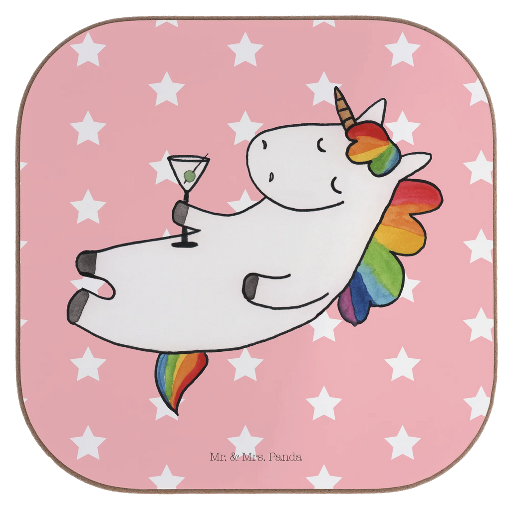 Square coaster unicorn cocktail gifts, Coasters, breakfast, glass coasters, presents, party, gift, unicorn, unicorns, celebrating, fun, birthday, girlfriend present, champagne, girlfriend gift, caipirinha, rum