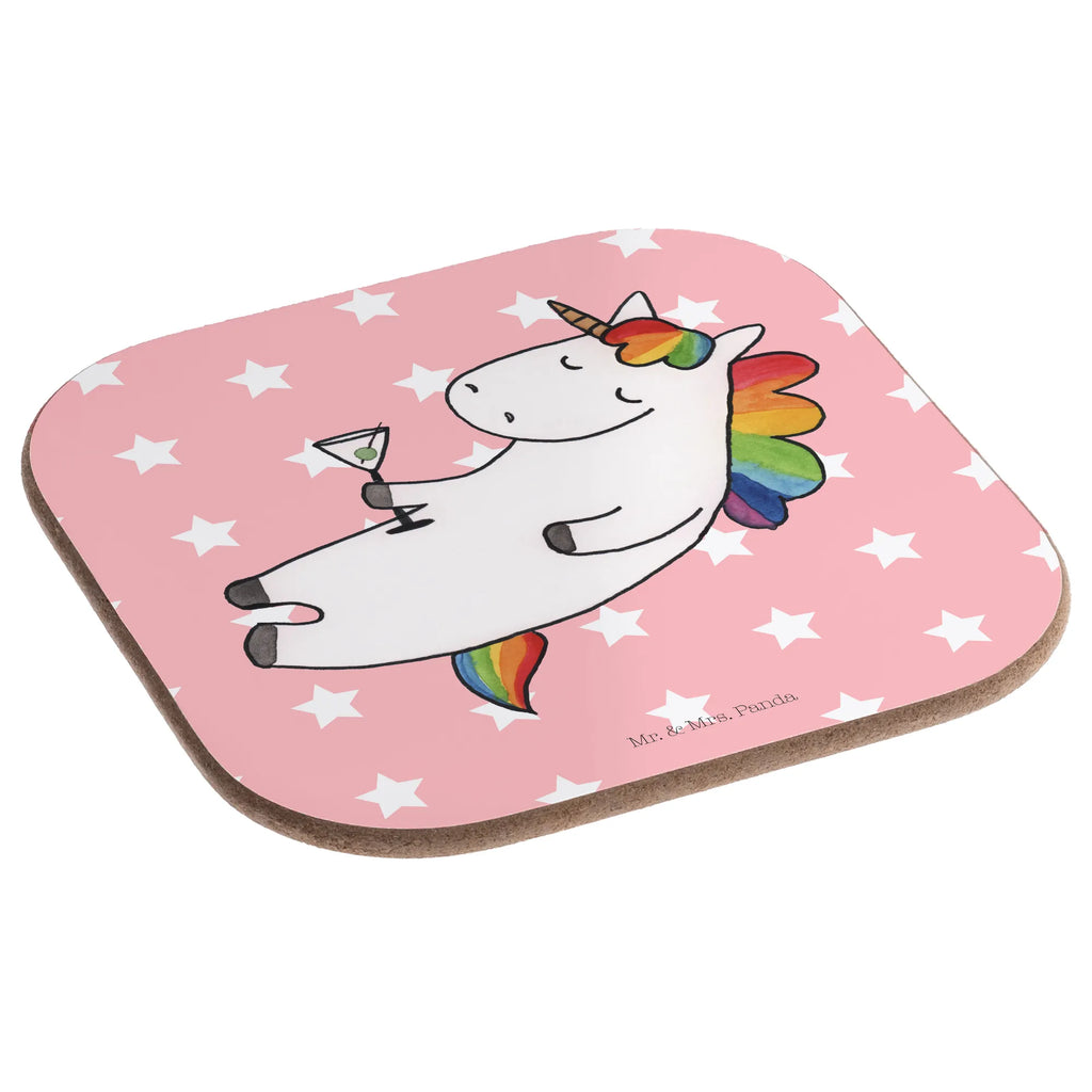 Square coaster unicorn cocktail gifts, Coasters, breakfast, glass coasters, presents, party, gift, unicorn, unicorns, celebrating, fun, birthday, girlfriend present, champagne, girlfriend gift, caipirinha, rum
