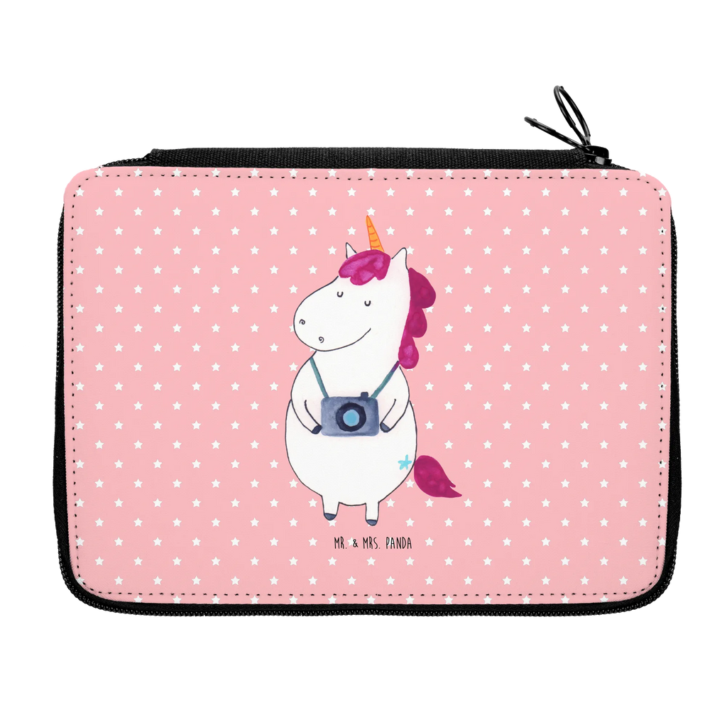 Leather folder unicorn photographer child, pencil case, motif, pencil bag, pupil, enrolment, school, primary school, gift, pen roll, unicorn, unicorns, Traveler gift, Photography, Tourist, Photographer, Traveling, Photographer gift, Camera, Holiday, Unicorn