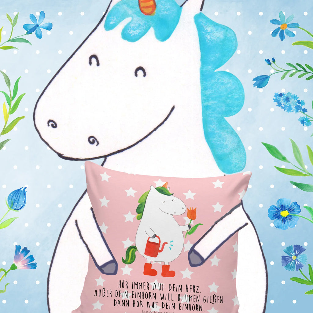 40x40 poduszka jednorożec ogrodnik Jednorożec, jednorożce, dekoracje jednorożca, jednorożec