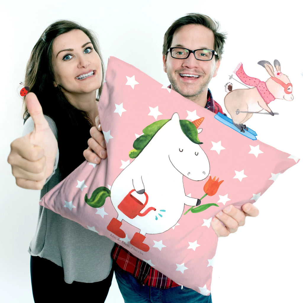 40x40 poduszka jednorożec ogrodnik Jednorożec, jednorożce, dekoracje jednorożca, jednorożec