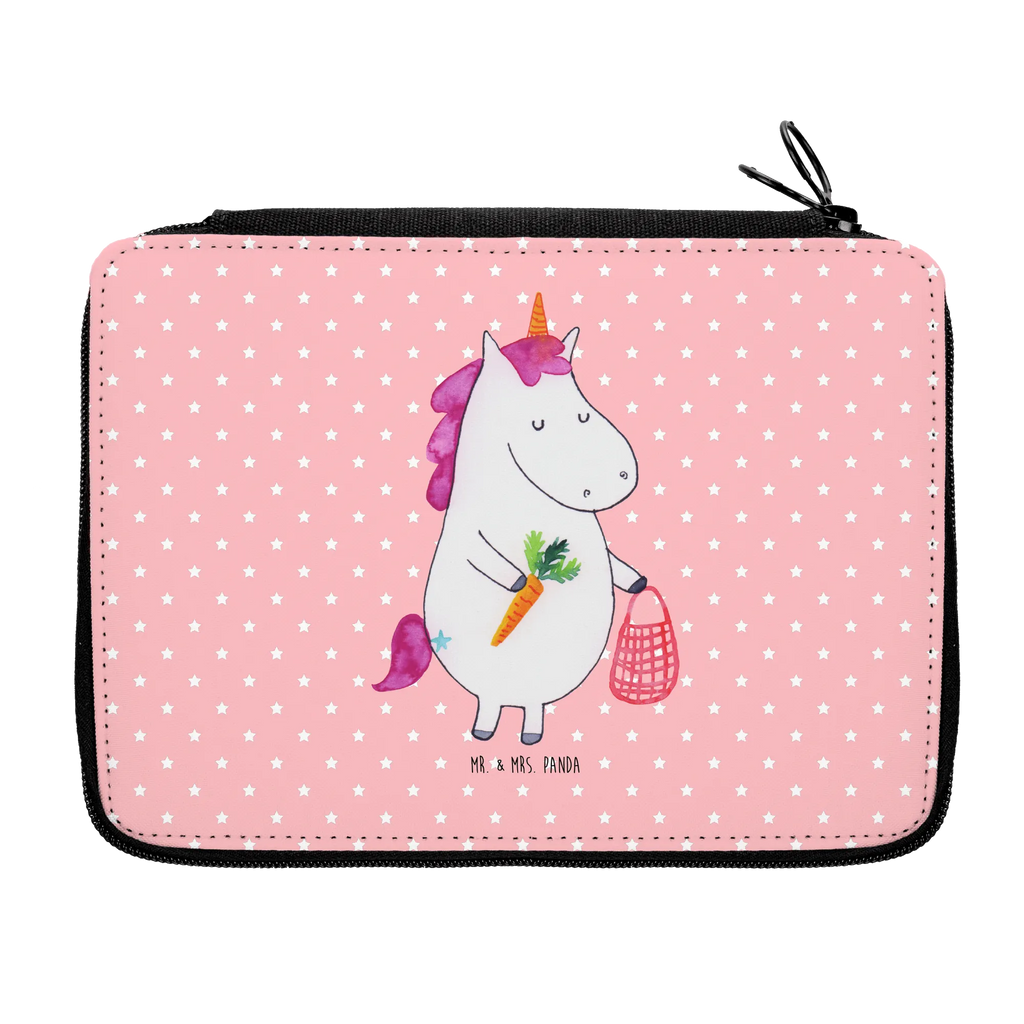 Leather folder unicorn Vegetables child, gift, primary school, pupil, pen roll, pencil bag, school, pencil case, enrolment, motif, unicorn, unicorns, Organic Market, Organic, Week Market, Unicorn, Vegetable