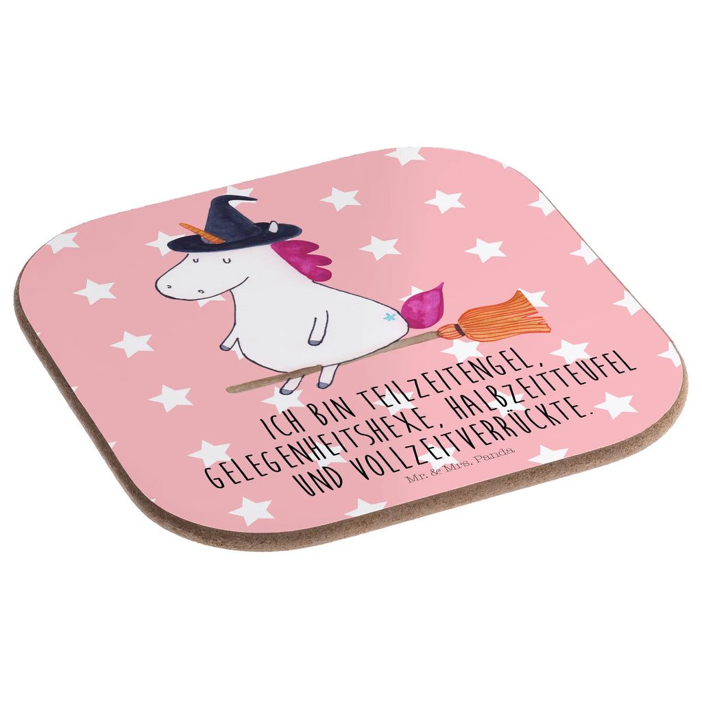 Square coaster unicorn Witch party, presents, Coasters, gift, breakfast, glass coasters, gifts, unicorn, unicorns, angel, bad girl, bitch, devil, Unicorn, mad, witch, wife gift, girlfriend present