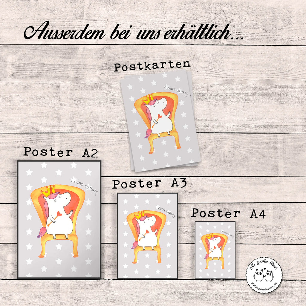 Poster unicorn king grafikposter, Wandbild, Deko Bild, Poster, Plakat, Bild für Wand, wandkunst, drucke, Wandposter, Designposter, kunstdruck poster, kunst für die wand, Bild, wanddruck, kunstposter, Wanddekoration, wanddeko, Mr. & Mrs. Panda Poster, Wanddeko Bild, Wandschmuck, Kunstdruck, Posterdruck, Einhorn Deko, Einhörner, Einhorn, Unicorn, Krone, Herrscher, Prinzessin, Bundeskanzler, Präsident, Kaiser, König