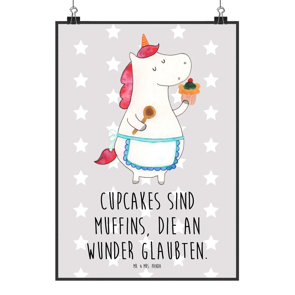 Plakat Jednorożec Kuchnia wanddeko, Kunstdruck, Posterdruck, wanddruck, grafikposter, kunstposter, Bild, Deko Bild, Plakat, Wandbild, Bild für Wand, wandkunst, drucke, Poster, Wanddekoration, kunstdruck poster, Wandposter, Designposter, Wanddeko Bild, Mr. & Mrs. Panda Poster, kunst für die wand, Wandschmuck, Einhorn Deko, Einhörner, Einhorn, Unicorn, Muffin, Träumer, Motivation, Torte, Koch, Kuchen, Träumen, Hobbykoch, Bäckerin, Backen