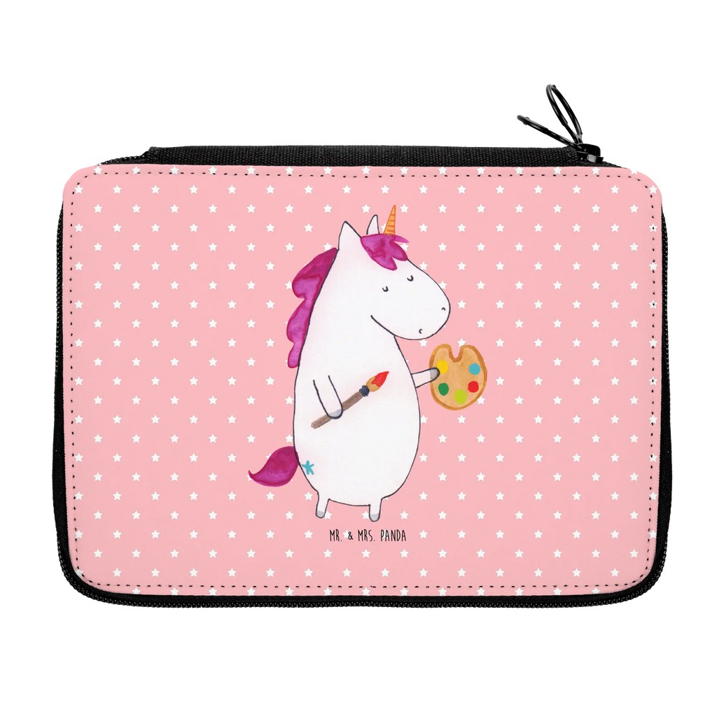 Federmappe Einhorn Künstler Stiftemappe, Zeichenetui, Federmappe Set, Stiftetasche, Federtasche, Etui für Stifte, Buntstiftetui, Schüleretui, Federmäppchen, Malmappe, Stifteetui, Farbstiftetui, Stiftebeutel, Mäppchen, Schlampermäppchen, Schreibetui, Schreibmappe, Buntstiftmäppchen, Bleistift Etui, Schulmäppchen, Bleistiftetui, Schuletui, Stifte Etui, Unicorn, Einhörner, Einhorn Deko, Einhorn, Geschenk, Malen, Zeichnen, Artist, Welt, Künstler, Stift, Maler, Farbe, Englisch, Pinsel