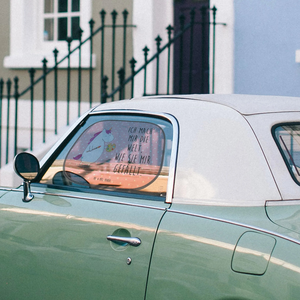 Osłona przeciwsłoneczna do samochodu Jednorożec Artysta Jednorożec, jednorożce, dekoracje jednorożca, jednorożec