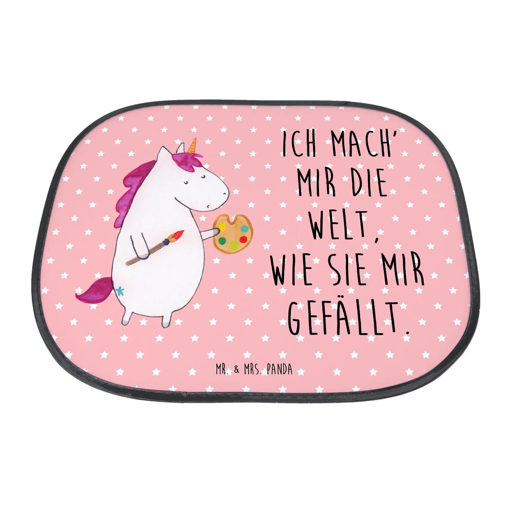 Osłona przeciwsłoneczna do samochodu Jednorożec Artysta Jednorożec, jednorożce, dekoracje jednorożca, jednorożec