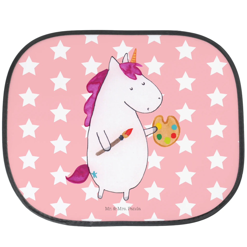 Osłona przeciwsłoneczna do samochodu Jednorożec Artysta Jednorożec, jednorożce, dekoracje jednorożca, jednorożec