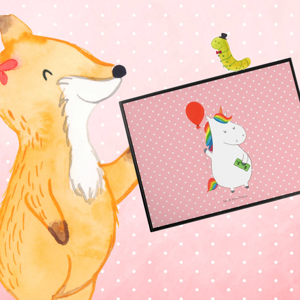 Schreibtischunterlage Einhorn Luftballon Schreibtisch Unterlagen, Schreibtischauflage, Bürobedarf, Büroartikel, Schreibwaren, Schreibtischunterlage Groß, Schreibunterlage, Einhorn, Einhörner, Einhorn Deko, Unicorn, Lebenslust, Geschenk, Luftballon, Geld, Freude, Freundin