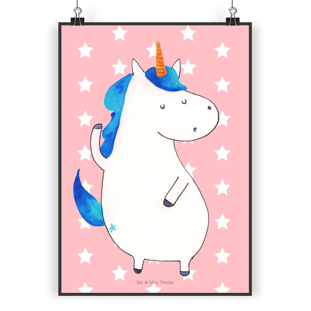 Plakat jednorożec Mężczyzna Bild, Raumdekoration, Kunstdruck, Handgemaltes Poster, Küchenposter, Designposter, Wandposter, Mr. & Mrs. Panda Poster, Poster, Posterdruck, Wanddeko Bild, Wanddeko, Wanddekoration, Kinderposter, Einhorn, Einhörner, Einhorn Deko, Unicorn, hübsch, Freundin, cool, Party, bester Freund, BFF, beste, Familie, Mann