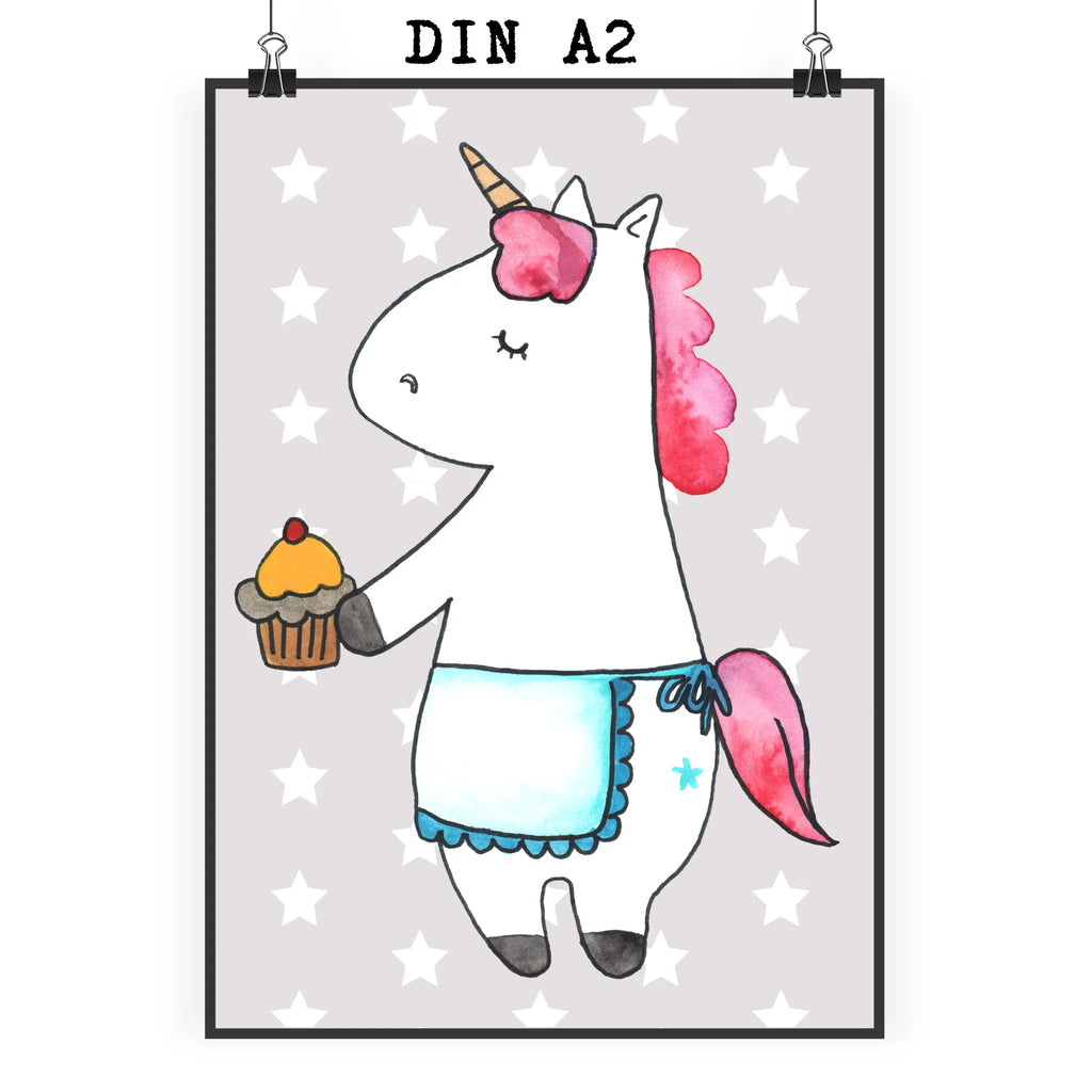 Poster unicorn muffins unicorn, unicorns, cook gift, Birthday, Birthday Greetings, Muffin, Congratulations, Baking, cook present, Unicorn, Cookies, Love Greetings