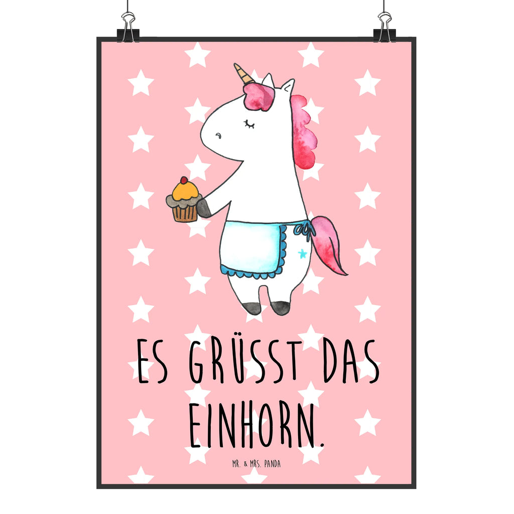 Poster unicorn muffins unicorn, unicorns, cook gift, Birthday, Birthday Greetings, Muffin, Congratulations, Baking, cook present, Unicorn, Cookies, Love Greetings