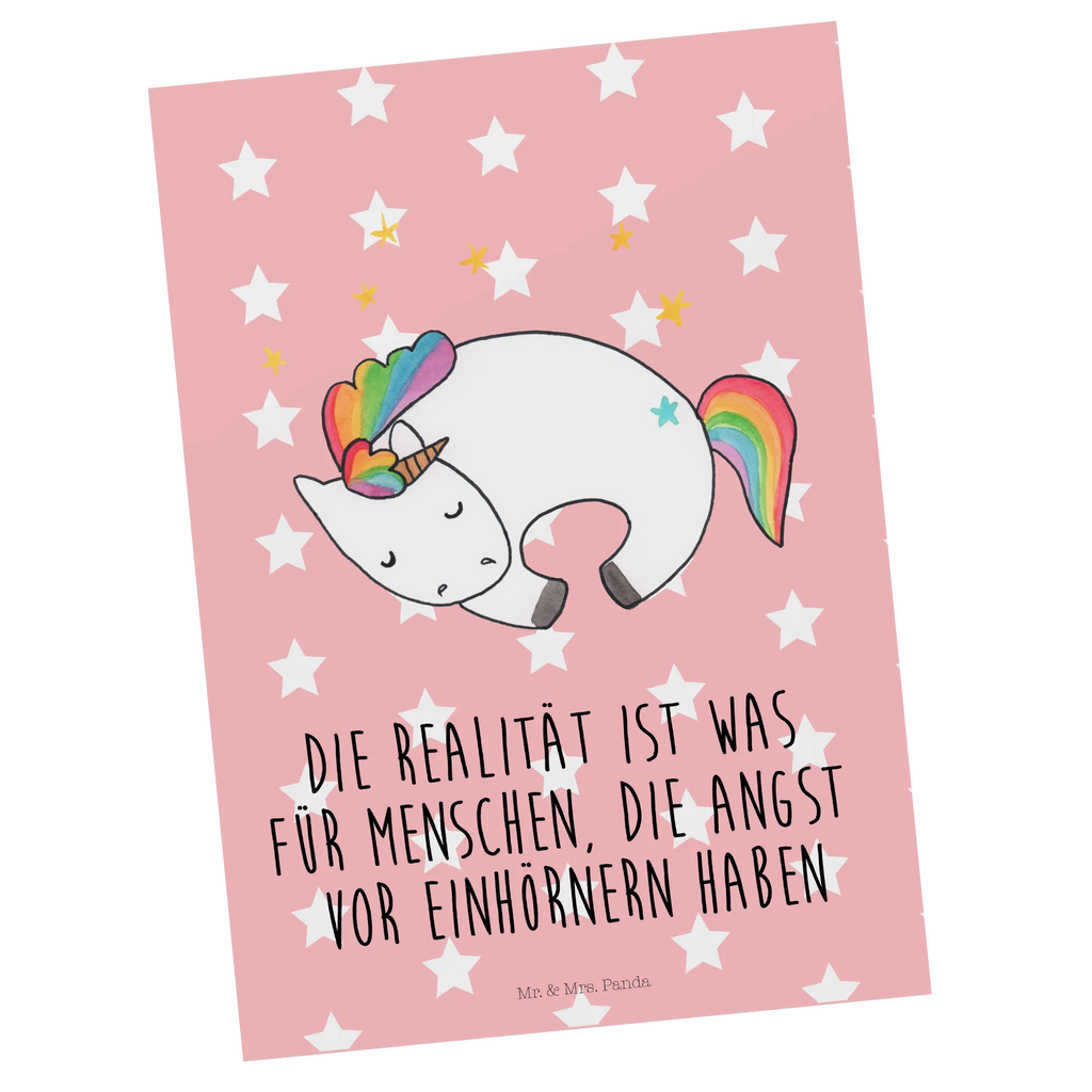 Postcard unicorn Night card, postcards, letter, invitation card, paper, Postcard, invitation, gift card, gift, unicorn, unicorns, fun, girlfriend, calm, dream, Unicorn, Unicorn saying, reality, present girlfriend, funny saying, people