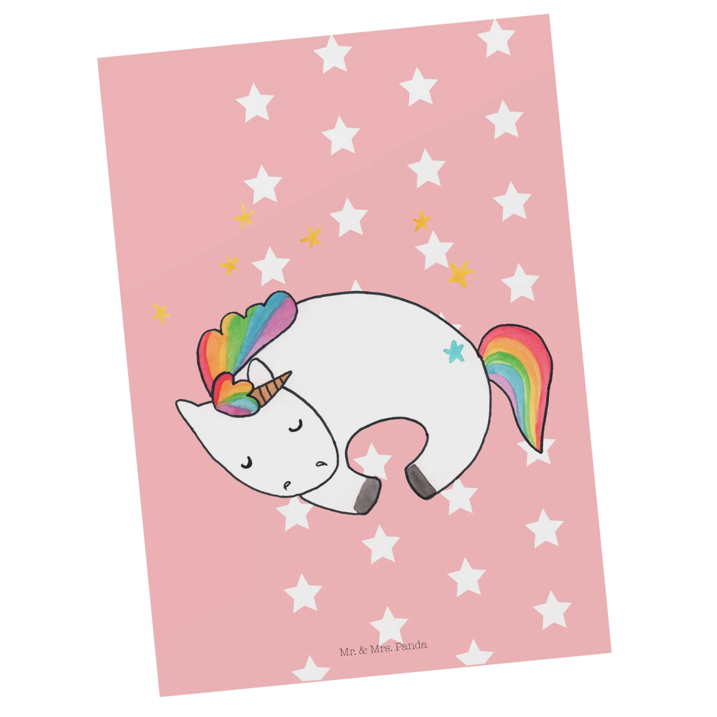 Postcard unicorn Night card, postcards, letter, invitation card, paper, Postcard, invitation, gift card, gift, unicorn, unicorns, fun, girlfriend, calm, dream, Unicorn, Unicorn saying, reality, present girlfriend, funny saying, people