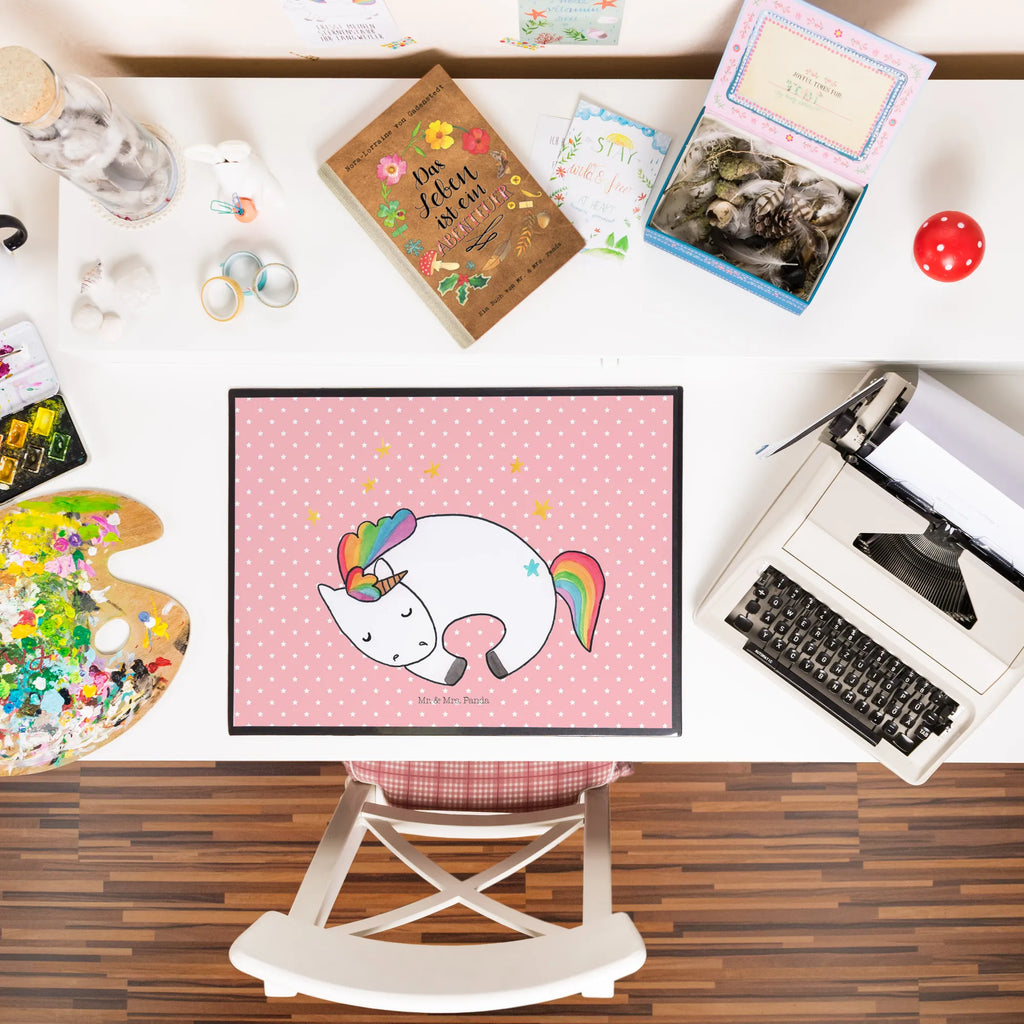 Schreibtischunterlage Einhorn Nacht Bürobedarf, Schreibunterlage, Büroartikel, Schreibtisch Unterlagen, Schreibtischunterlage Groß, Schreibwaren, Schreibtischauflage, Einhorn, Einhörner, Einhorn Deko, Unicorn, Träume, Realität, unicorn, Freundin, Menschen, Ruhe, Geschenk, Traum