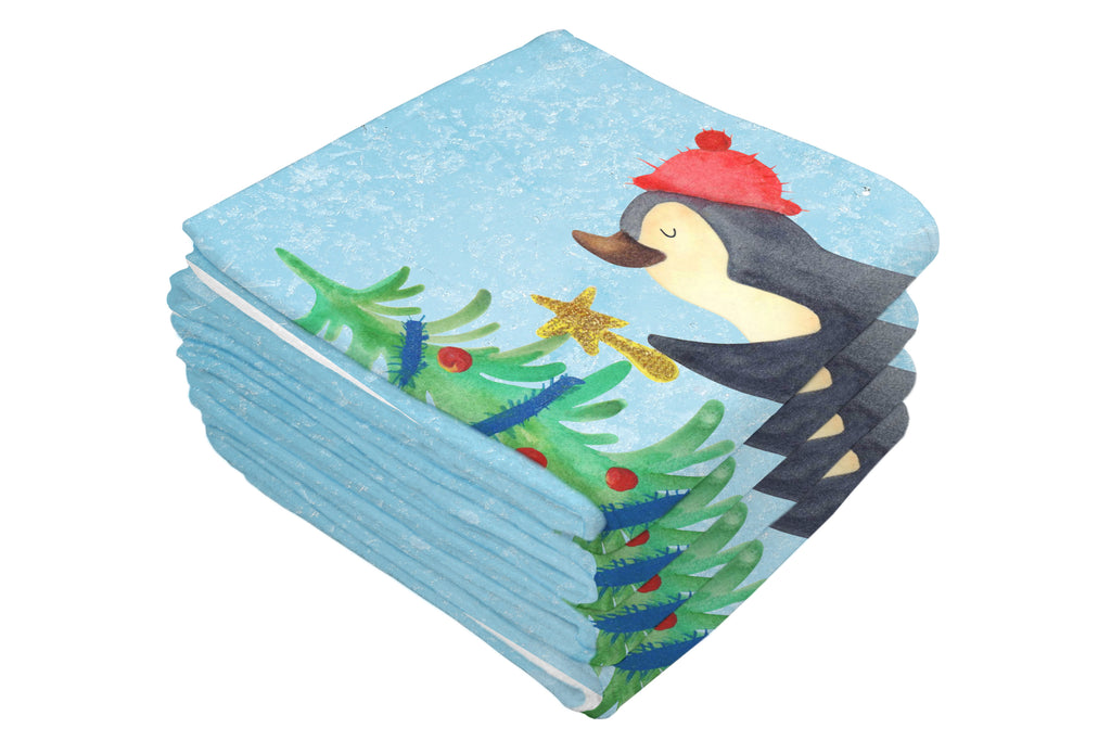 Handtuch Pinguin Weihnachtsbaum Gästetuch, Reisehandtuch, Sport Handtuch, Frottier, Kinder Handtuch, Winter, Weihnachten, Weihnachtsdeko, Nikolaus, Advent, Heiligabend, Wintermotiv, Pinguin