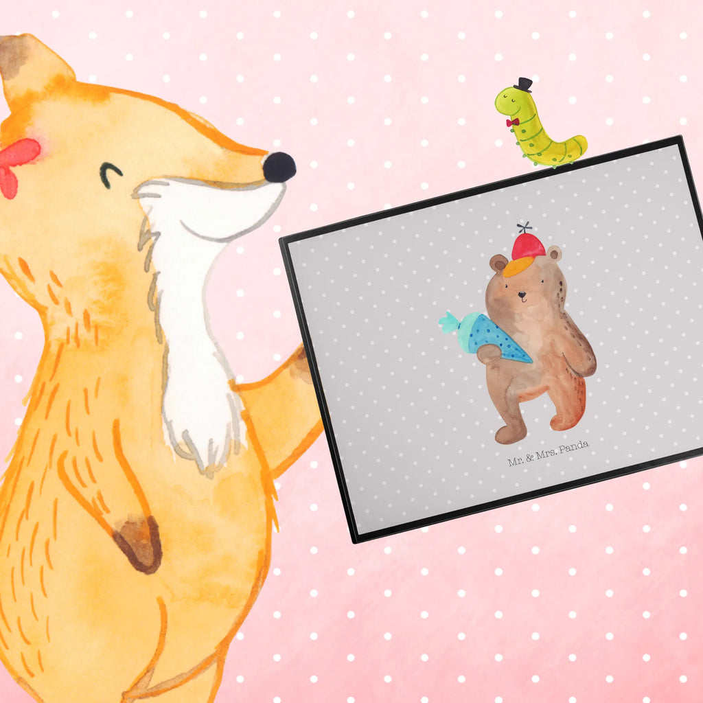 Schreibtischunterlage Bär Schultüte Schreibtisch Unterlagen, Büroartikel, Schreibtischauflage, Schreibunterlage, Bürobedarf, Schreibwaren, Schreibtischunterlage Groß, Bär, Teddy, Teddybär, Erster Schultag Geschenk, Schule Geschenk, Grundschule, Schultüte, Bär Motiv, Einschulung Geschenk, Schulanfang, Schulbeginn