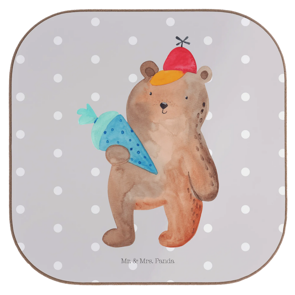 Square coaster bear School cone Untersetzer Gläser, Untersetzer aus Holz, Glasuntersetzer, Getränkeuntersetzer, Untersetzer für Gläser, Bierdeckel, Holzuntersetzer, Untersetzer Design, Tassen Untersetzer, Untersetzer Holz, Untersetzer, Korkuntersetzer, Bär, Teddy, Teddybär, Schultüte, Erster Schultag Geschenk, Einschulung Geschenk, Grundschule, Schule Geschenk, Schulbeginn, Bär Motiv, Schulanfang