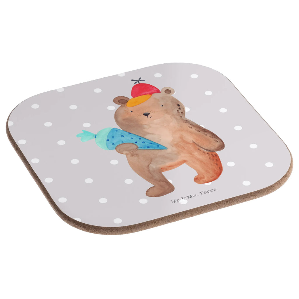 Square coaster bear School cone Untersetzer Gläser, Untersetzer aus Holz, Glasuntersetzer, Getränkeuntersetzer, Untersetzer für Gläser, Bierdeckel, Holzuntersetzer, Untersetzer Design, Tassen Untersetzer, Untersetzer Holz, Untersetzer, Korkuntersetzer, Bär, Teddy, Teddybär, Schultüte, Erster Schultag Geschenk, Einschulung Geschenk, Grundschule, Schule Geschenk, Schulbeginn, Bär Motiv, Schulanfang