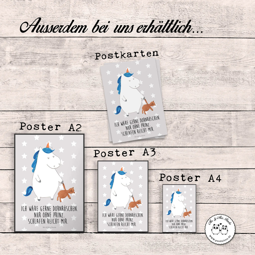 Plakat Jednorożec Miś wanddeko, Plakat, Poster, Designposter, Mr. & Mrs. Panda Poster, wanddruck, Wandbild, Deko Bild, drucke, Wanddekoration, Wandposter, Posterdruck, wandkunst, Bild, Kunstdruck, kunst für die wand, kunstdruck poster, Bild für Wand, grafikposter, Wandschmuck, Wanddeko Bild, kunstposter, Einhorn Deko, Einhörner, Einhorn, Unicorn, Single, Bett, schlafen, Freundin, Singleleben, Träumen, Gute Nacht