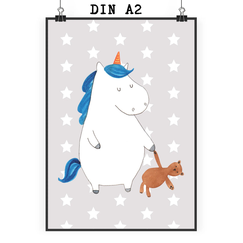 Plakat Jednorożec Miś wanddeko, Plakat, Poster, Designposter, Mr. & Mrs. Panda Poster, wanddruck, Wandbild, Deko Bild, drucke, Wanddekoration, Wandposter, Posterdruck, wandkunst, Bild, Kunstdruck, kunst für die wand, kunstdruck poster, Bild für Wand, grafikposter, Wandschmuck, Wanddeko Bild, kunstposter, Einhorn Deko, Einhörner, Einhorn, Unicorn, Single, Bett, schlafen, Freundin, Singleleben, Träumen, Gute Nacht