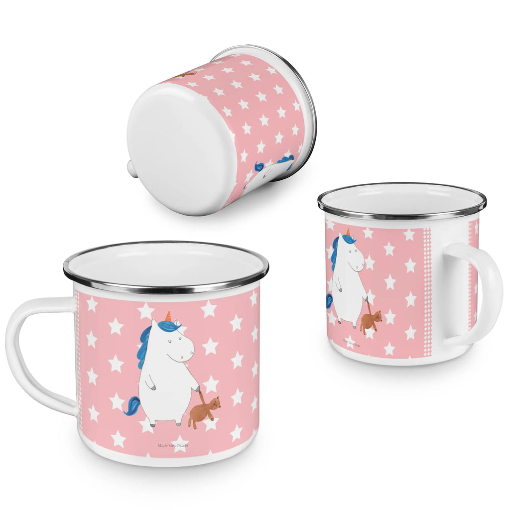 Enamel camping mug unicorn teddy outdoor cup, camping mug, camper mug, adventure mug, enamel camping cup, lightweight camping mug, tin coffee cup, enamel drinking mug, metal cup, campfire mug, backpacking mug, enamel mug, camp coffee mug, stainless steel drinking cup, bushcraft mug, camping metal cup, hiking mug, steel mug for camping, metal camping mug, travel mug, unicorn, unicorns, child gift, good night, Unicorn, girlfriend, child present, bed, single life, single, sweet, sleep, dreaming