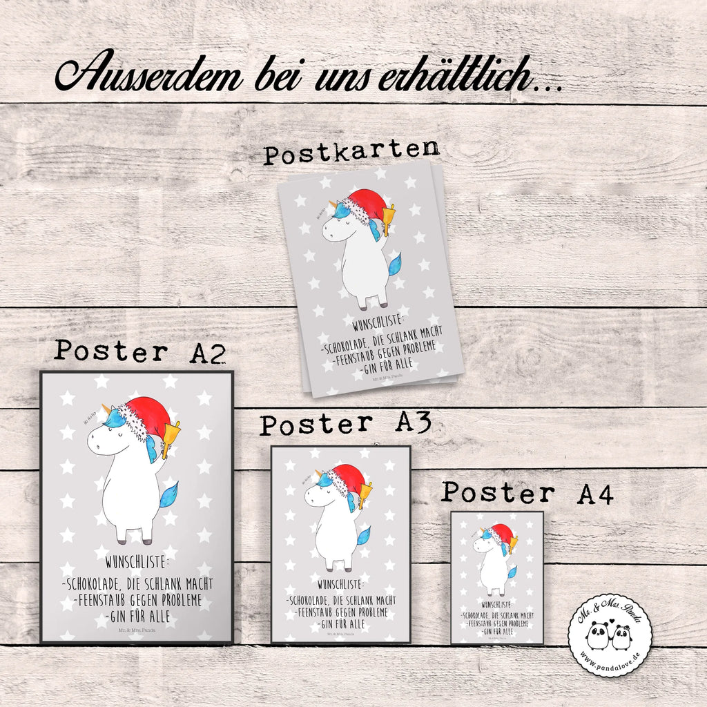 Plakat Jednorożec Mikołaj Plakat, Wanddekoration, kunst für die wand, Bild, kunstposter, Wanddeko Bild, Deko Bild, Kunstdruck, kunstdruck poster, Wandschmuck, Wandposter, grafikposter, Mr. & Mrs. Panda Poster, wandkunst, Wandbild, Poster, wanddruck, drucke, Posterdruck, Designposter, wanddeko, Bild für Wand, Einhorn Deko, Einhörner, Einhorn, Unicorn, Schoki, Schokolade, Feenstaub, Wunschzettel, Wunschliste, Weihnachtsmann, Nikolaus, Weihnachten, Gin