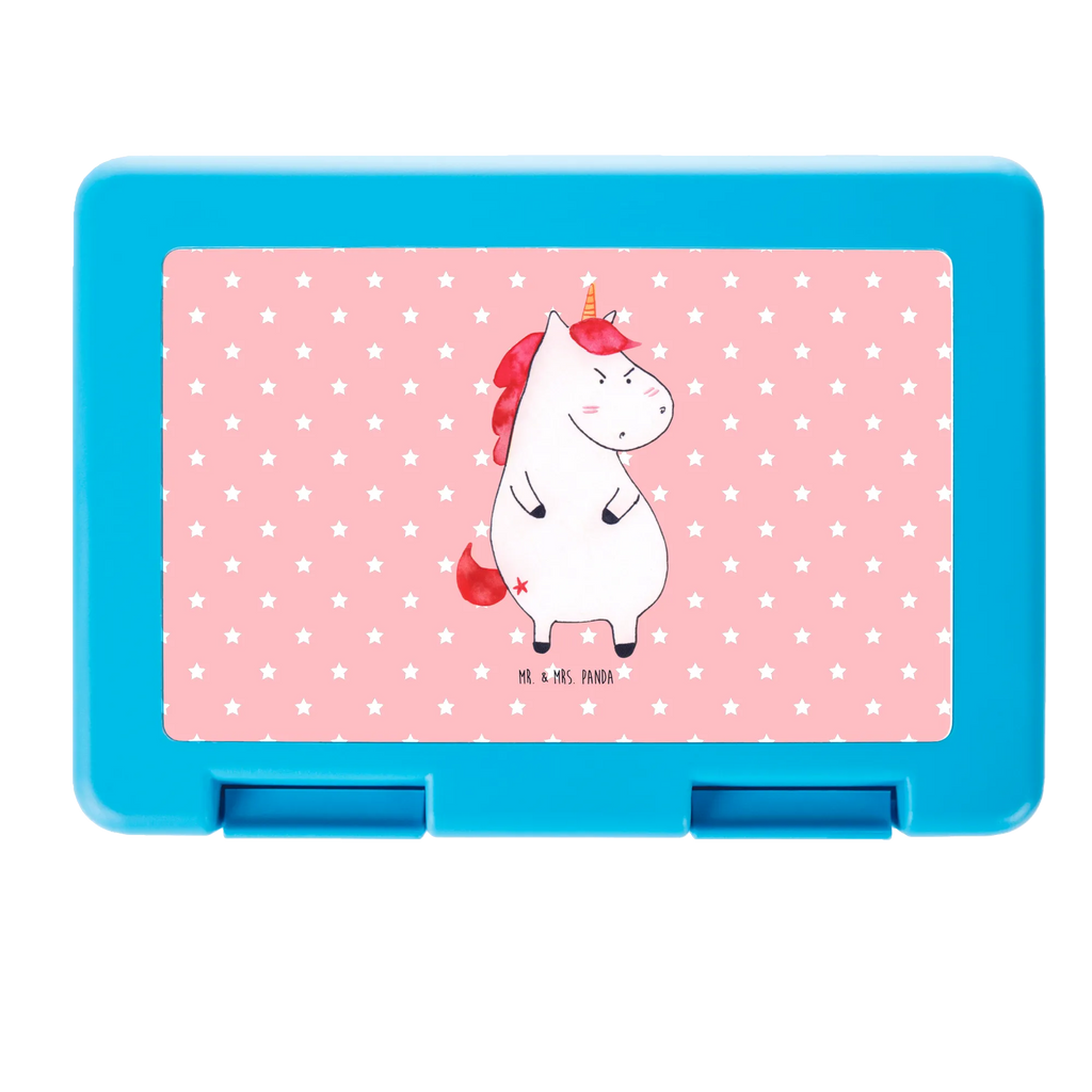 Brotdose Einhorn Wut Brotbox, Snackbox, Lunch box, Butterbrotdose, Brotzeitbox, Einhorn, Einhörner, Einhorn Deko, Unicorn, Realität, Ansage, lustlos, nein, Büro, Arbeit, wütend, dumme Fragen, lustig, Spaß, Geschenk